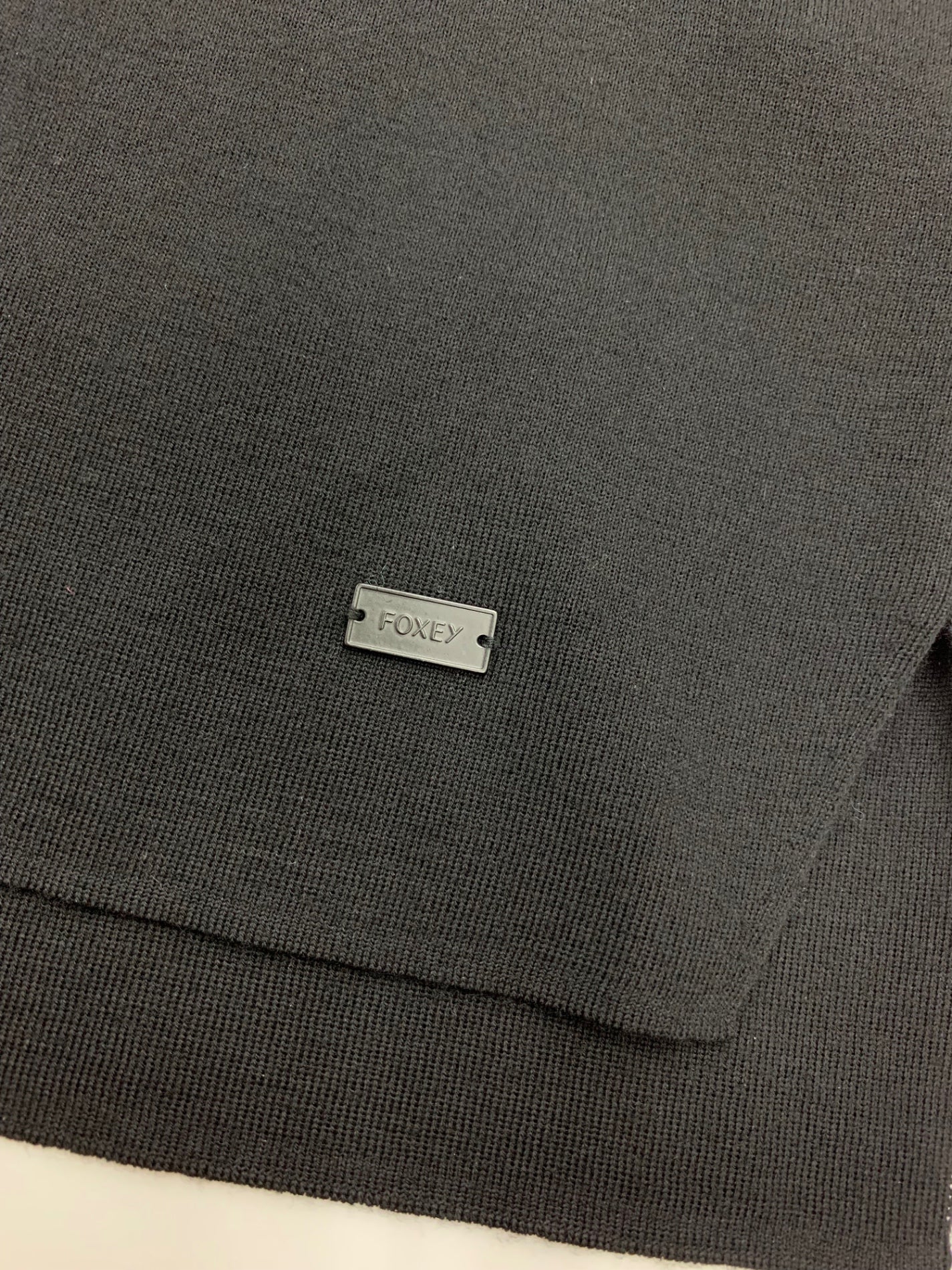 フォクシーブティック Knit Top Audrey 42376 ニットセーター 40 ブラック ウール ITEZ77RZLSSW