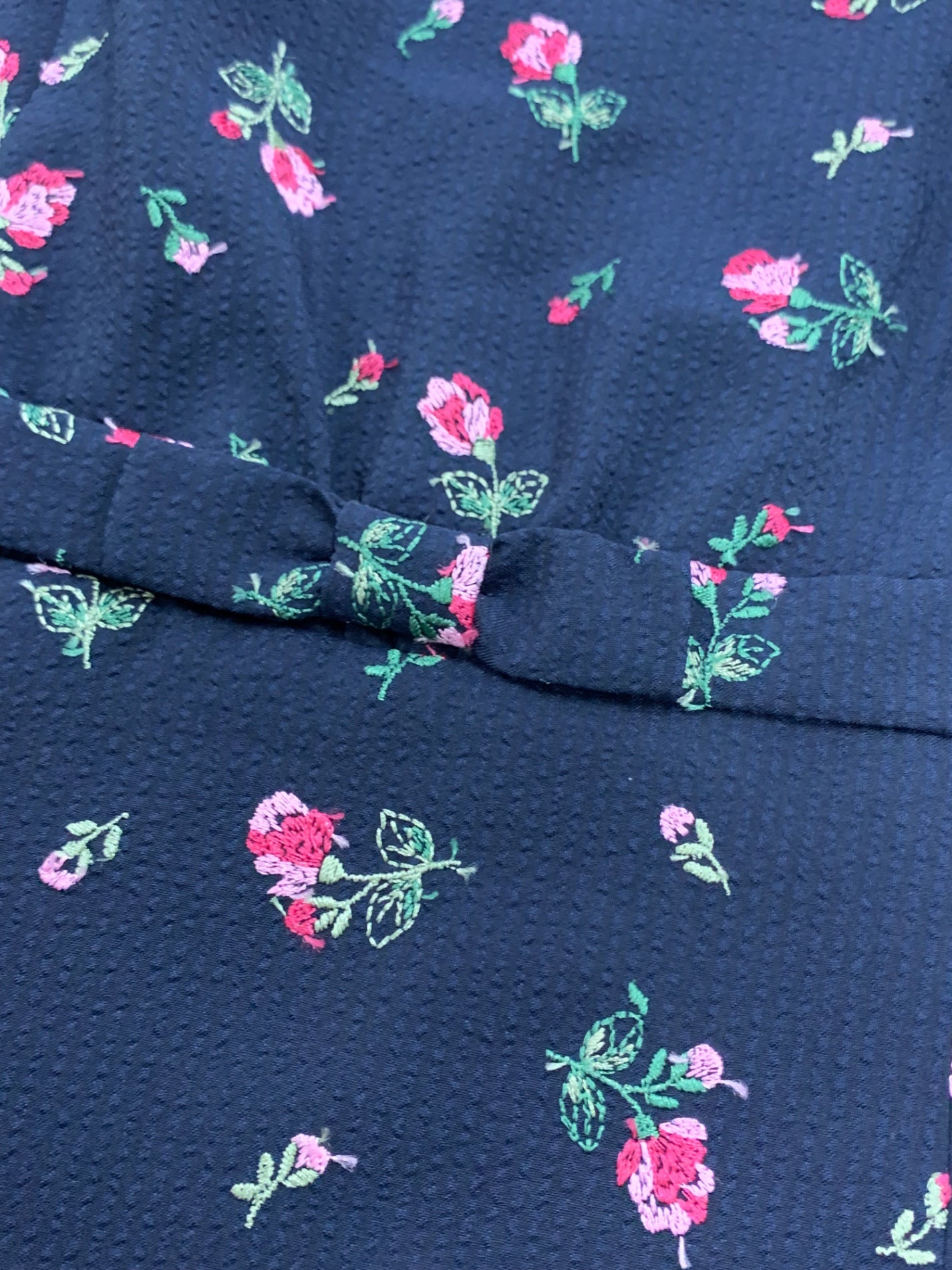 トッカ BUD OF ROSA ドレス OPTOGM0400 ワンピース ネイビー フラワー刺繍 ITF42NPTN7MS