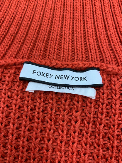 フォクシーニューヨーク collection Turtleneck Pullover タートルネックプルオーバー 39021 ニットセーター 38 オレンジ ITH2UNE1DYT0