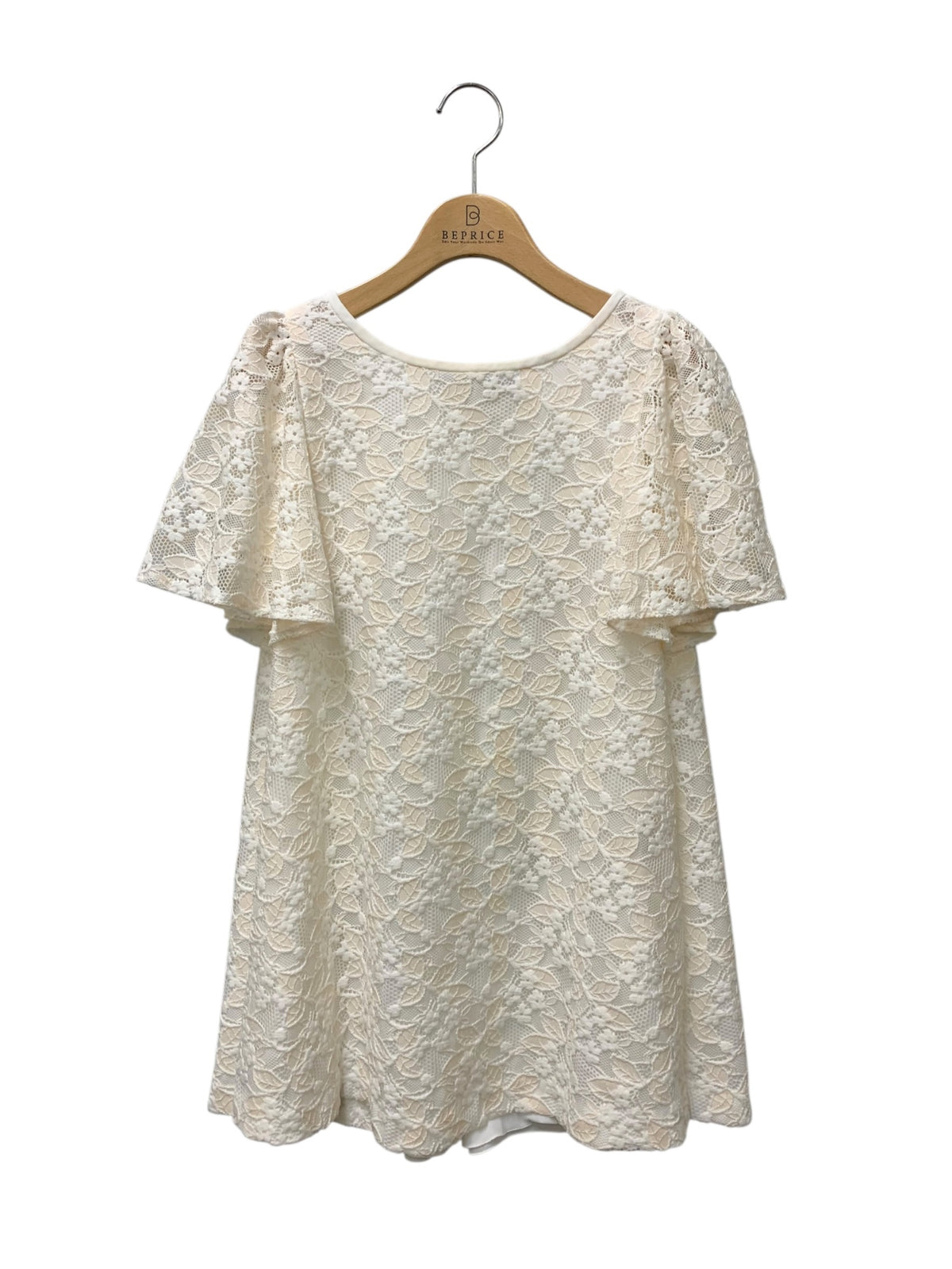 エムズグレイシー 510319 チュニック 36 アイボリー レースチュニックブラウス ITZOBUNUHP9O