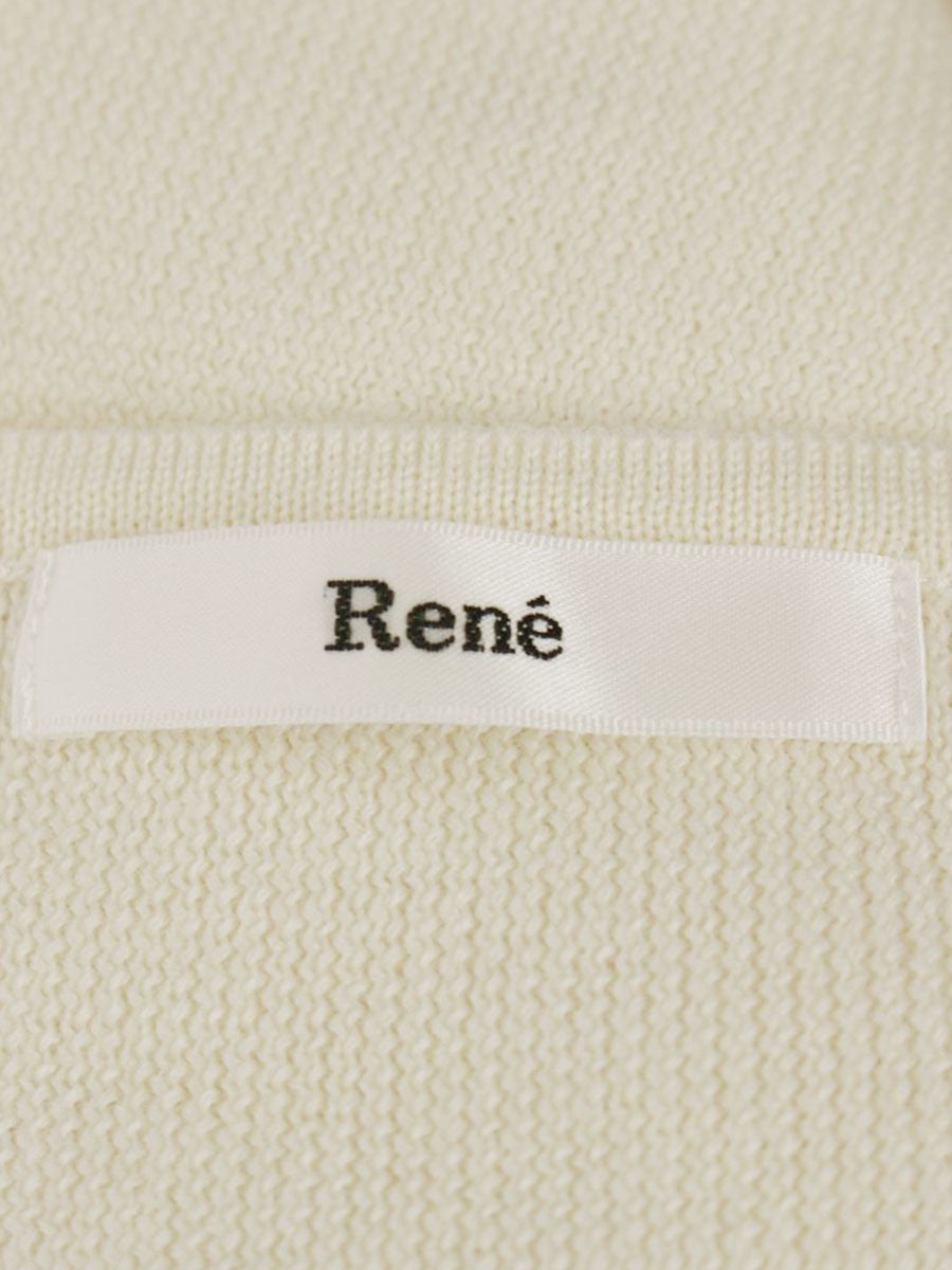 ルネ 6042190 ニット セーター 34 アイボリー パール ITRYMOU3RHVS