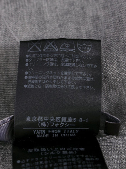 フォクシーブティック セーター タートルカシミヤシルク 33651 40 グレー ITDHBTQTCNSC