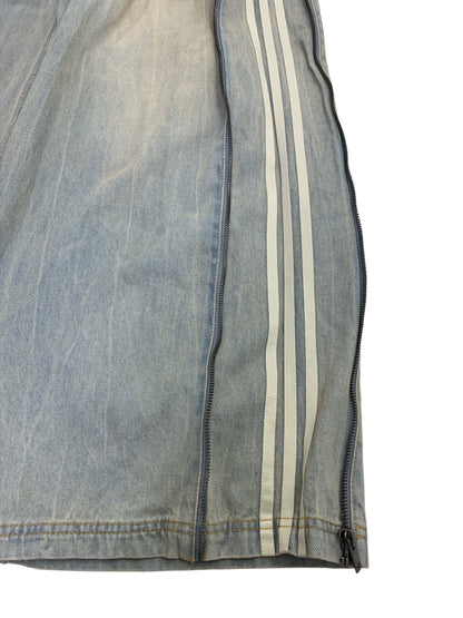 アディダス Adilenium Season 3 Zip Washed Denim Pants JX9210 26 ブルー ITGMEDN8D29L