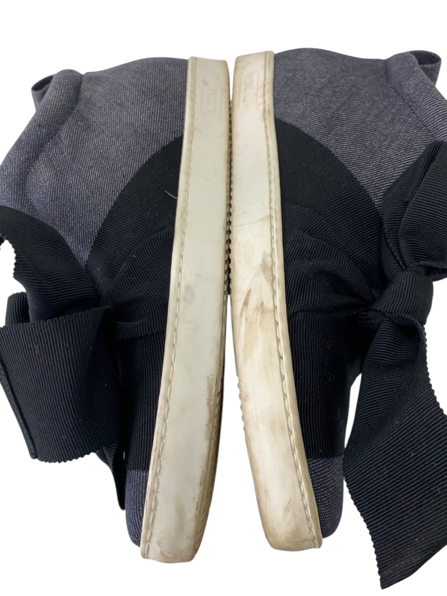 アディアム スニーカー 36 ネイビー リボン ITSEO9Q7VNC1