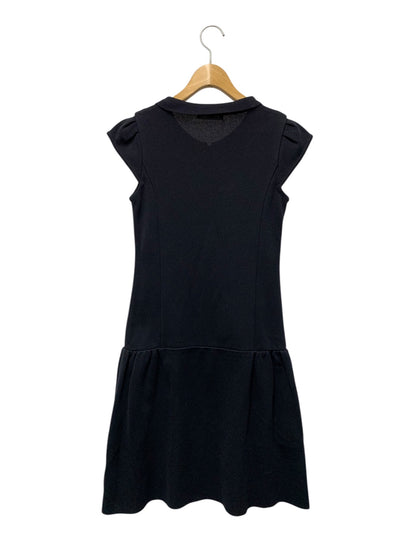 ルネ 6832160 ニットワンピース 34 ネイビー フロントジップ フェイクパール ITEGDLK3ESK4