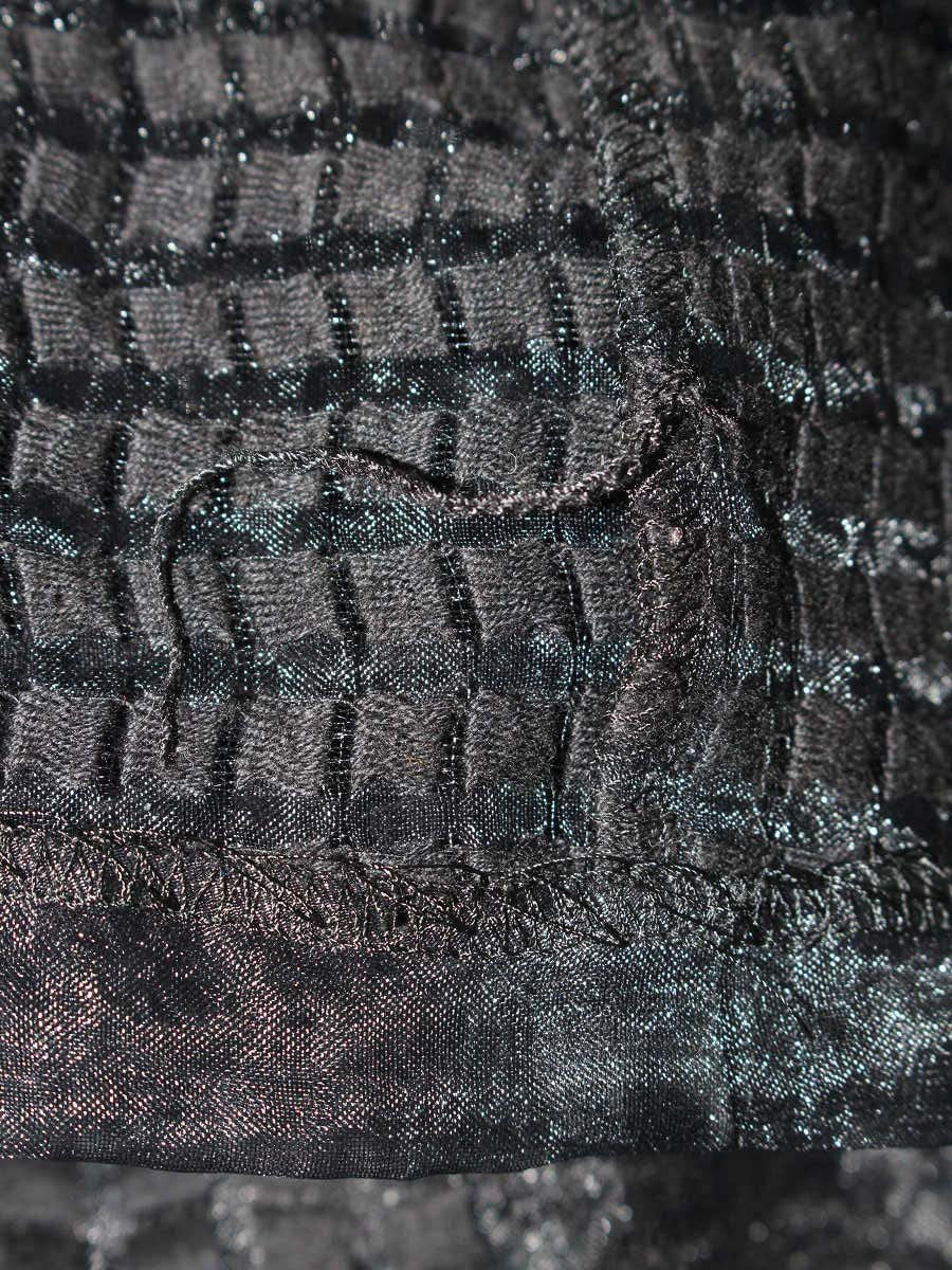 フォクシーニューヨーク collection スカート Stripe Organza Collection 34154 38 ブラック ITYD1VCW74AG