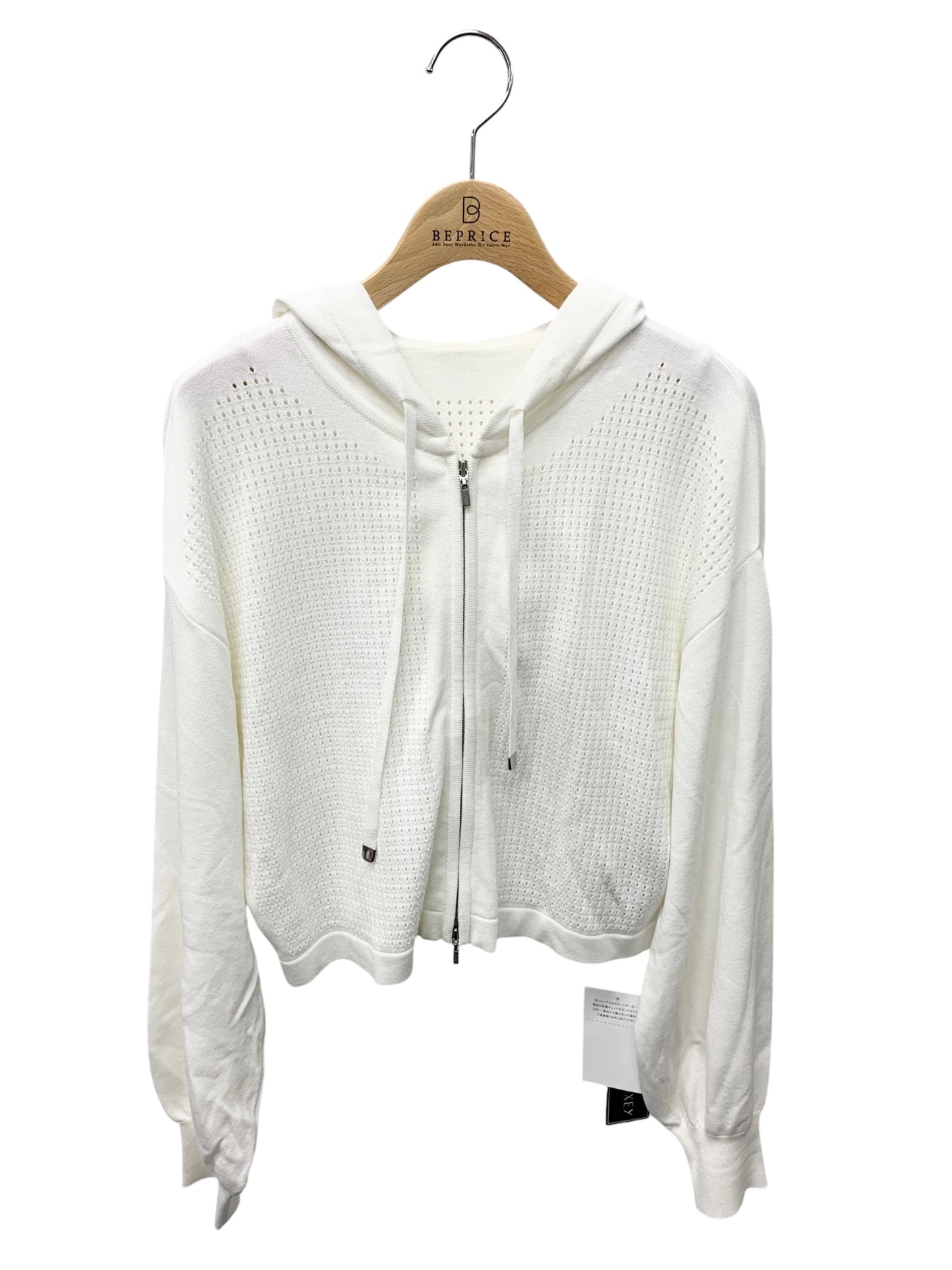 フォクシーブティック Alessa Cardigan 42769 カーディガン 38 ホワイト ITNXJSUHISCK