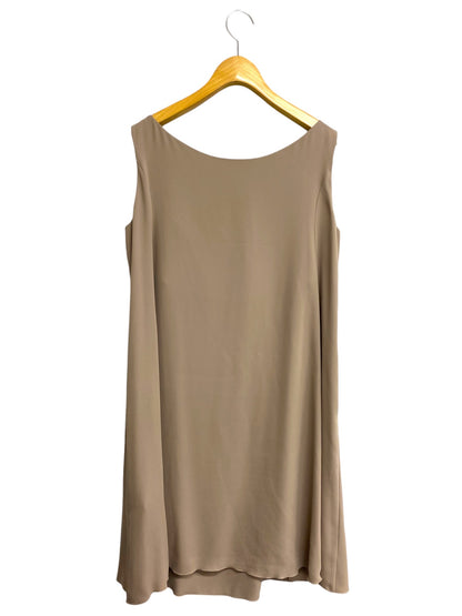 フォクシーニューヨーク 27490 ワンピース 42 グレージュ Dress フラワーモチーフ IT4JE1GWECBH