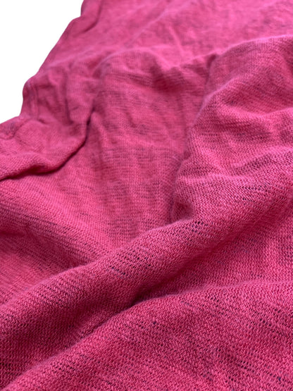 イッセイミヤケメン ME31JK150 Tシャツ 2 レッド ガーゼ地 クルーネック ITSM2WMME420 【SALE】