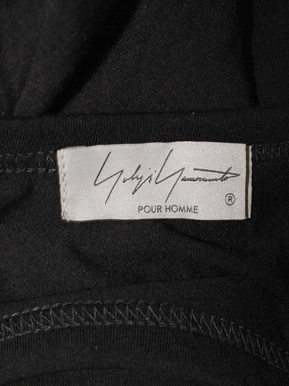 ヨウジヤマモト HP-T02-070 Tシャツ 2 ブラック オーバーサイズ ITC66QOHY6KH