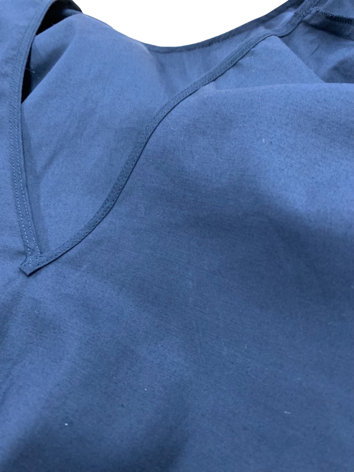 アディアム ショルダーカスケードVネックドロップ 42504 ブラウス 0 ネイビー ITYHHG2GDB5V