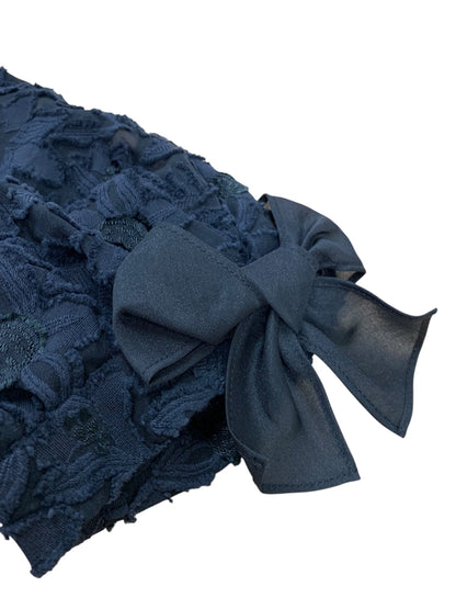 エムズグレイシー 011317 ワンピース 38 ブラック フラワー IT5ZLBLHHNZ8