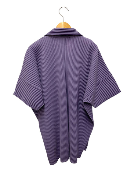 オムプリッセイッセイミヤケ HP43JJ102 シャツ 2 パープル オープンカラー プリーツ 半袖 ITHHFPS35PCC 【SALE】