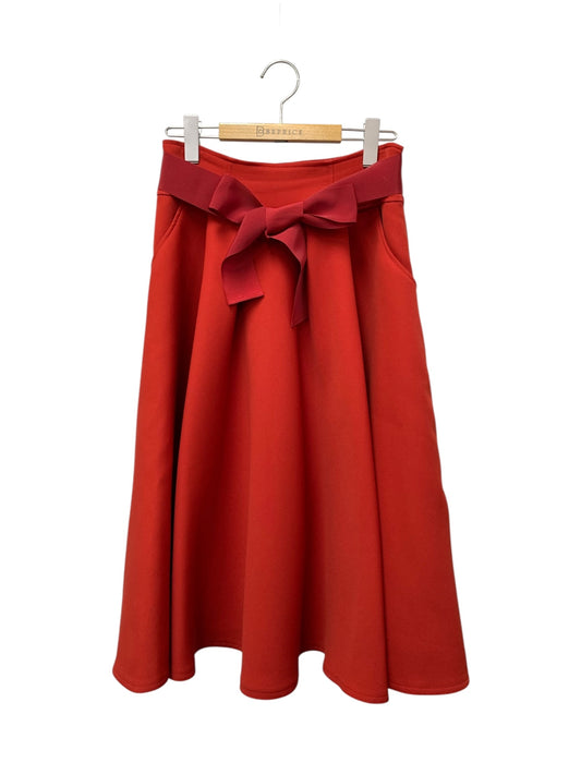 エムズグレイシー 117617 スカート 38 レッド フレア ITT7VFK7YF8G