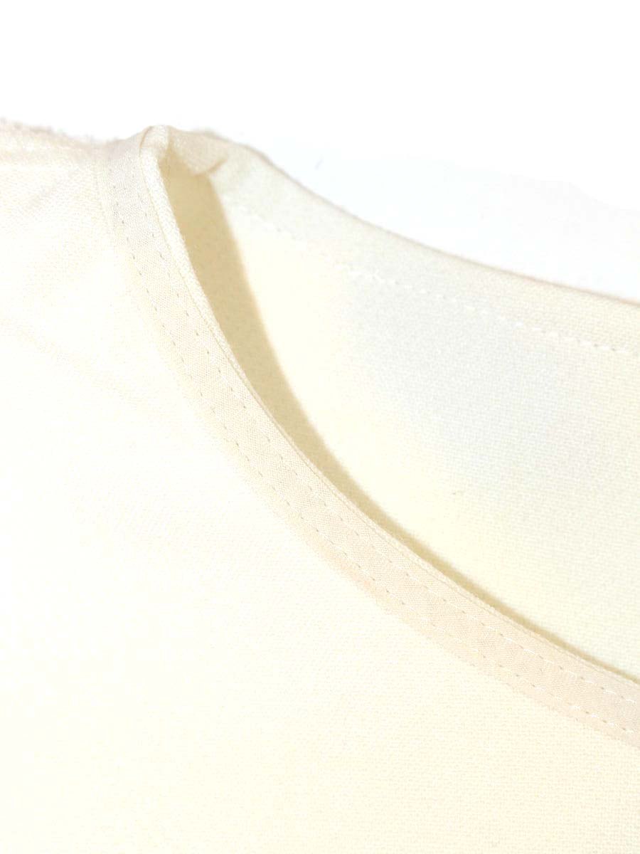 ヨリ YR2121-119AW カットソー 38 アイボリー ペプラム ITZEFCTC9U6G