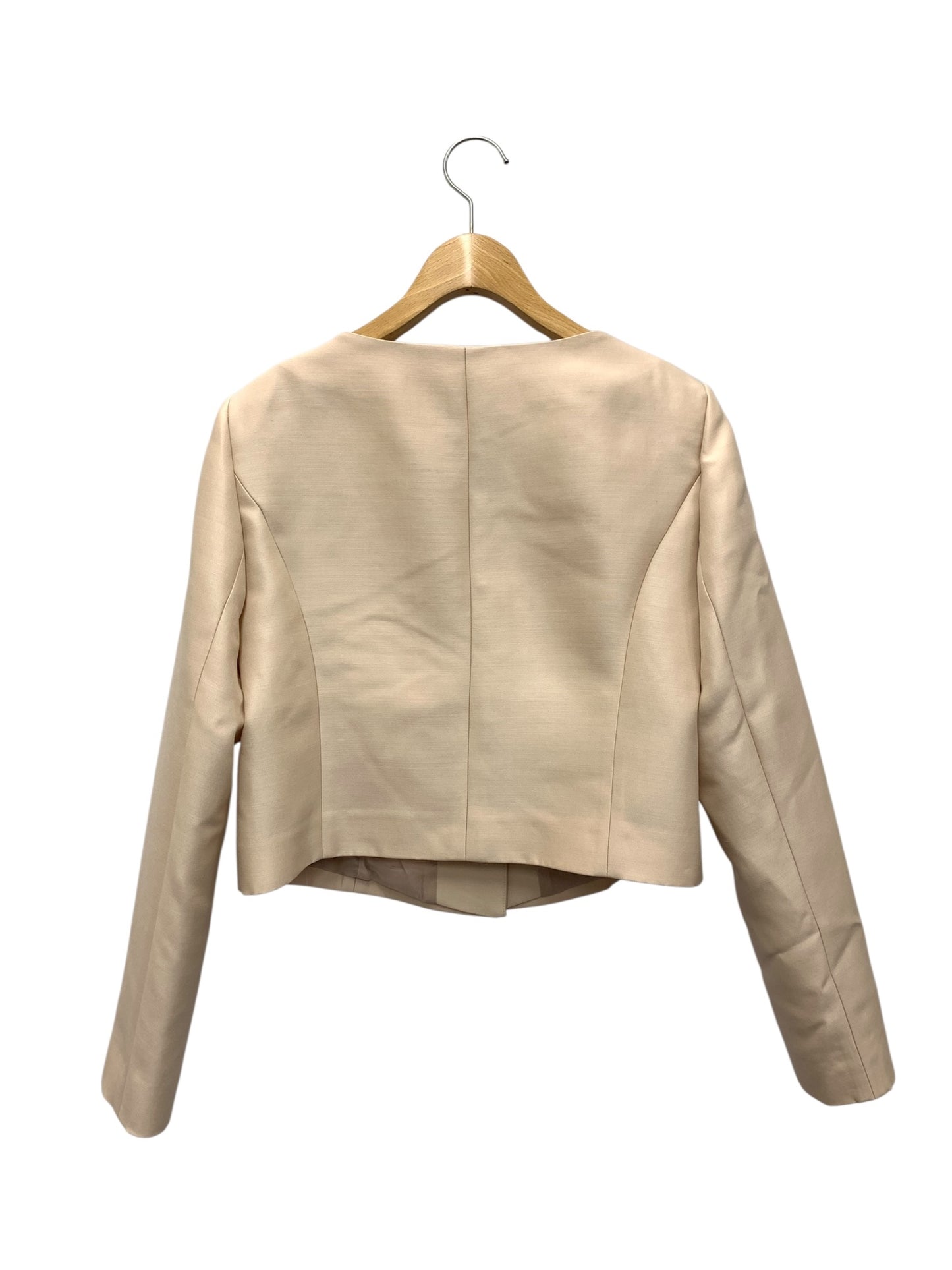 レリアン 0405712 ノーカラージャケット 11 ベージュ シルク ウール ITWVVP8ZYDZ4 【SALE】