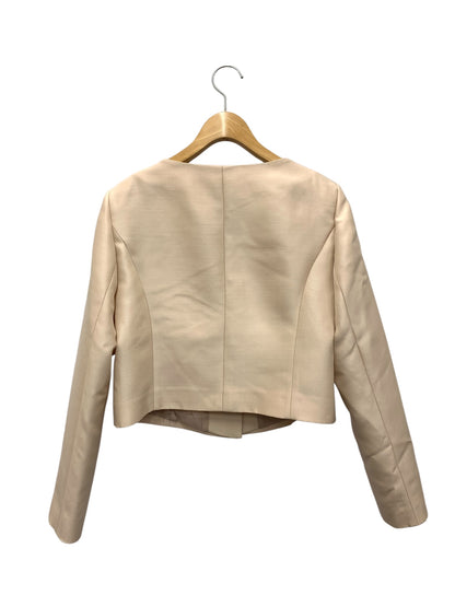 レリアン 0405712 ノーカラージャケット 11 ベージュ シルク ウール ITWVVP8ZYDZ4 【SALE】