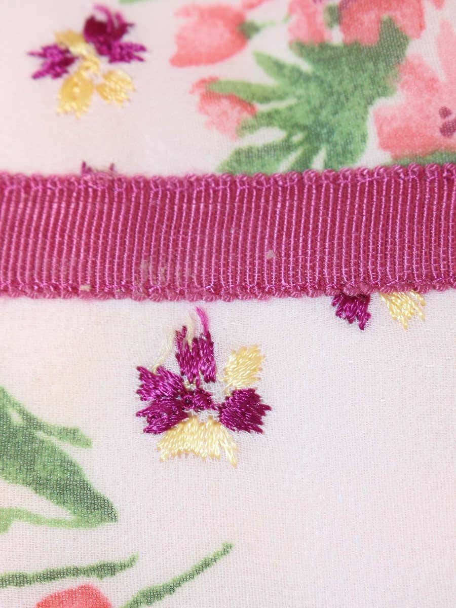 トッカ OPTOHW0330 ワンピース 0 ピンク フラワー刺繍 ITEXDRLH7CJK