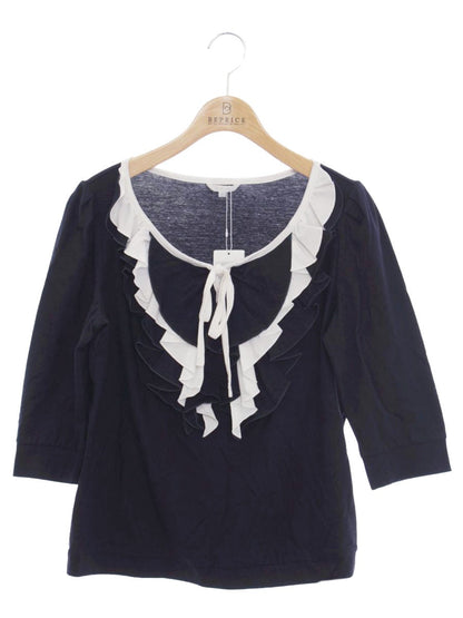 トゥービーシック W5P01-326-29 カットソー 3 ネイビー フリル リボン ITDQT6BYK2G7