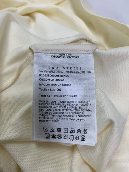 モンクレール MAGLIA MANICA CORTA SS T-SHIRT  Tシャツ XS アイボリー IT8659PBEBIF
