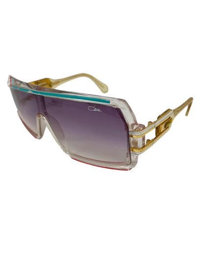 カザール MOD.858 サングラス 透明 セルフレーム ハーフリム（ナイロール）ウェリントン ITPYBX0S7PIC