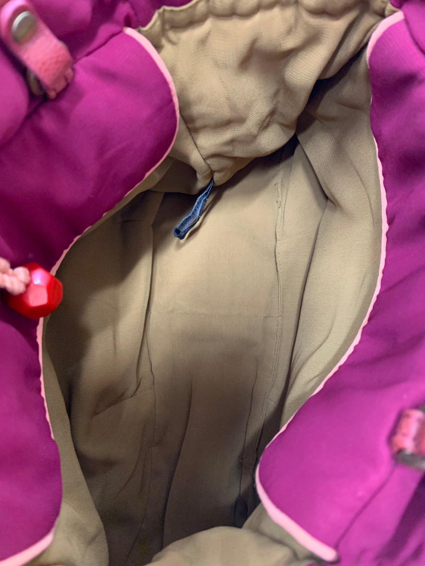 ジャマンピュエッシュ ハンドバッグ ワインレッド ビーズ スパンコール プードル ITT9IX43G78C