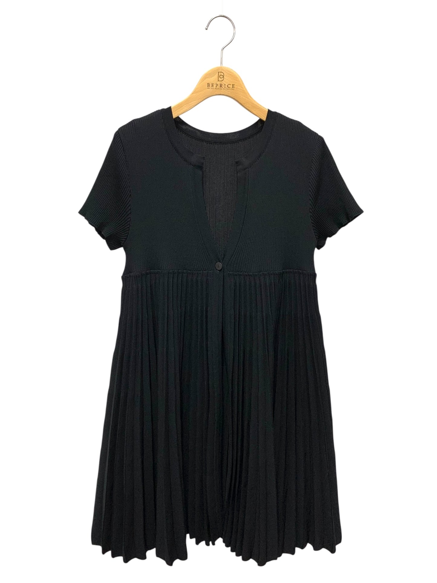 フォクシーブティック Pleated Knit Cardigan 36569 カーディガン 40 ブラック IT48I0OU258U