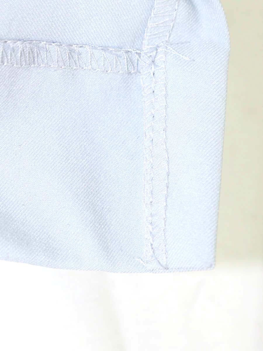 エムズグレイシー 116110 パンツ 36 ブルー リボン付きクロップドパンツ ITBHOXDW531C