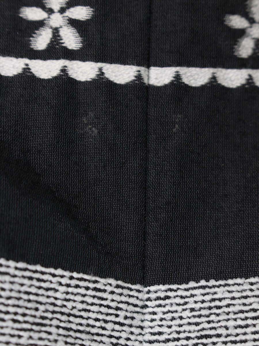 エムズグレイシー フラワーxリボン入りボーダージャガードワンピース 311302 40 ダークグレー IT0SBC2ASR9Y