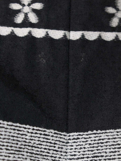 エムズグレイシー フラワーxリボン入りボーダージャガードワンピース 311302 40 ダークグレー IT0SBC2ASR9Y