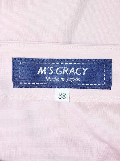 エムズグレイシー 215105 カットソー 38 ピンク リボン パフスリーブ ITJXLSD8WZ9M