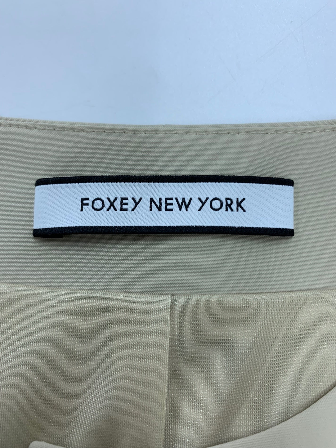 フォクシーニューヨーク RAINY COAT 39362 38 ベージュ 2020年増産品 IT7Y7GOEQ7R5