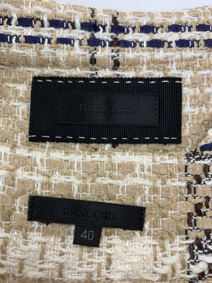 トゥービーシック W5E07-334-40 W5S11-334-40 スカートスーツ 40 ベージュ ジャケット スカート ツイード ITFONZY6NKIK