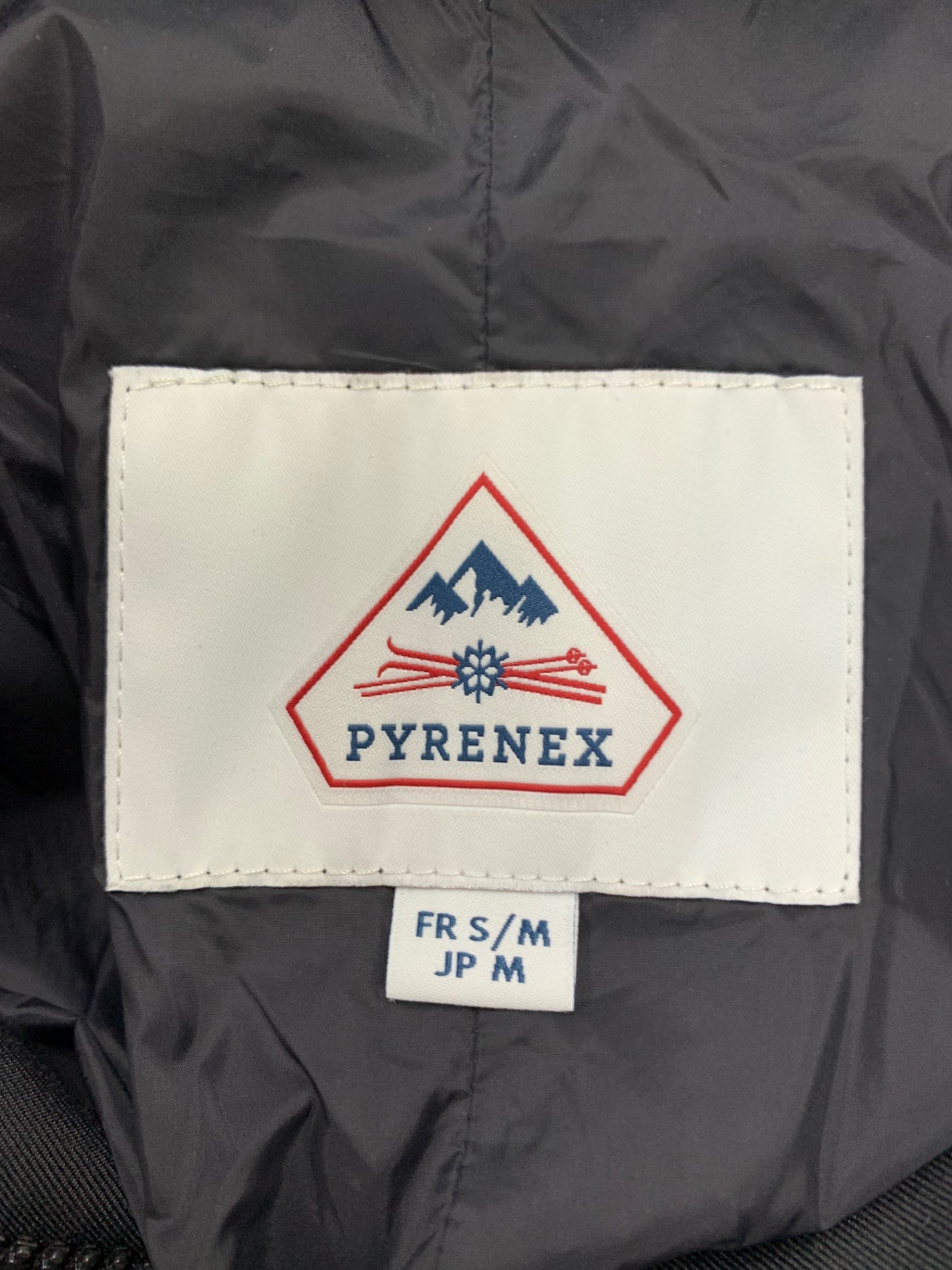 ピレネックス BELFORT HMO047 ダウンジャケット M ブラック デタッチャブルフード ITCYVK24IMXO