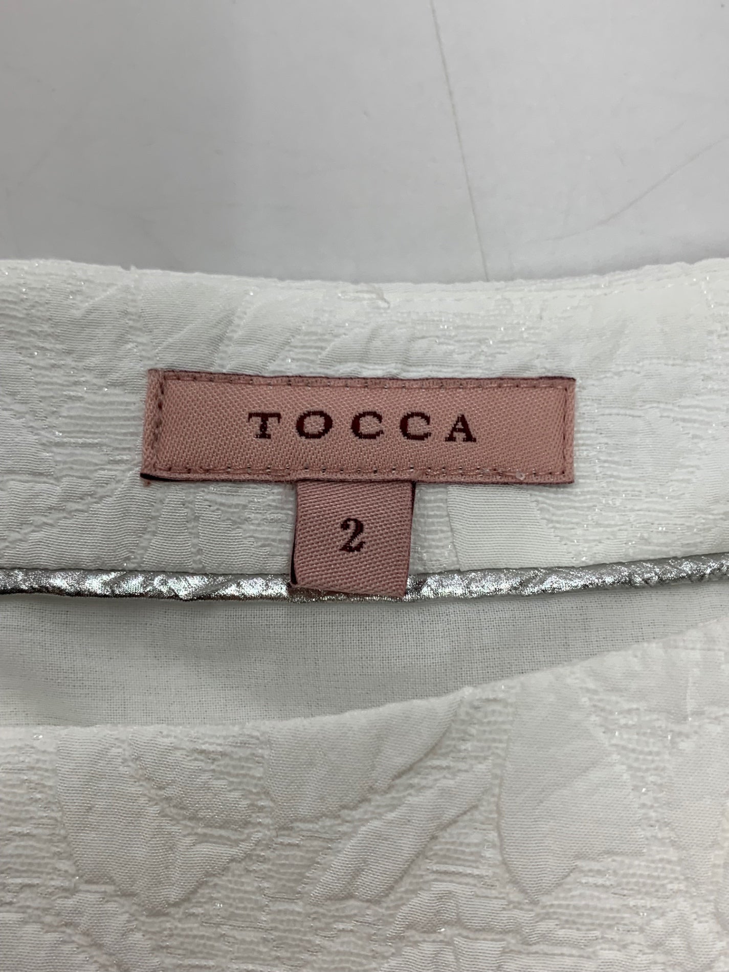 トッカ 【消臭・洗える】RIBBON LABYRINTH JACQUARD ドレス OPTOCA0850 ワンピース 2 ホワイト ITXBVCQ4RDZW