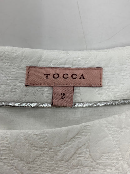 トッカ 【消臭・洗える】RIBBON LABYRINTH JACQUARD ドレス OPTOCA0850 ワンピース 2 ホワイト ITXBVCQ4RDZW