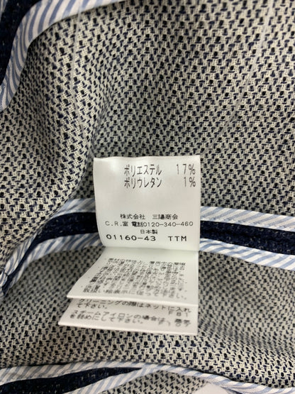 トゥービーシック W5A04-182-29 コート 40 ブルー ダブルブレスト キルトボタン IT2K4BW8EQU6 【SALE】