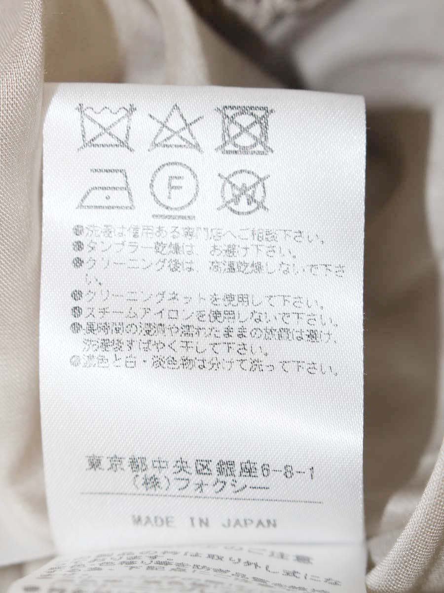 フォクシーブティック Camellie Bouque 36700 ワンピース 40 ベージュ  2017年増産品 ITQWO9J9LDJS