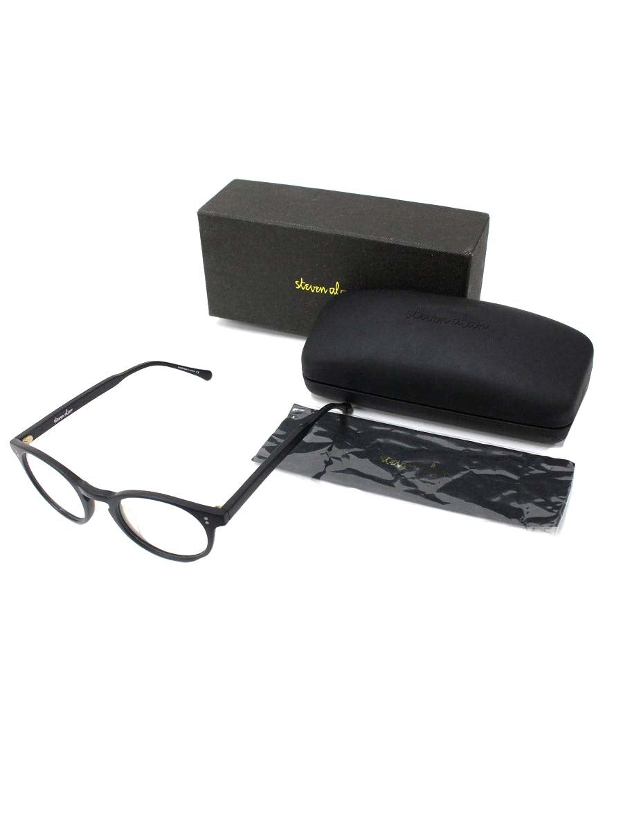 スティーブンアラン DAYER メガネ マットブラック セルフレーム フルリム ボストンシェイプ ITJAWAVFHA8S