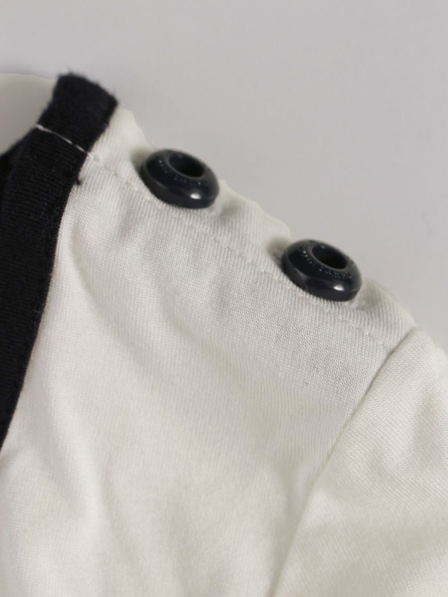 バーバリーブルーレーベル E1P75-550-02 カットソー 38 ホワイト ストレッチ ロゴ ITNPTQRN6ZFQ