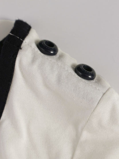 バーバリーブルーレーベル E1P75-550-02 カットソー 38 ホワイト ストレッチ ロゴ ITNPTQRN6ZFQ