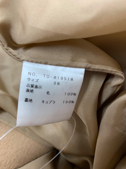 エムズグレイシー Lady Like Coat 819518 コート 38 キャメル ウール ラインストーン キュプラ ITCMTSB0GAZ4