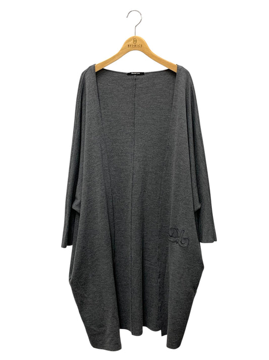 デイジーリン ウォッシャブルデイジーハンプトン 06745 ロングカーディガン グレー ITM8TGOHV5ZQ