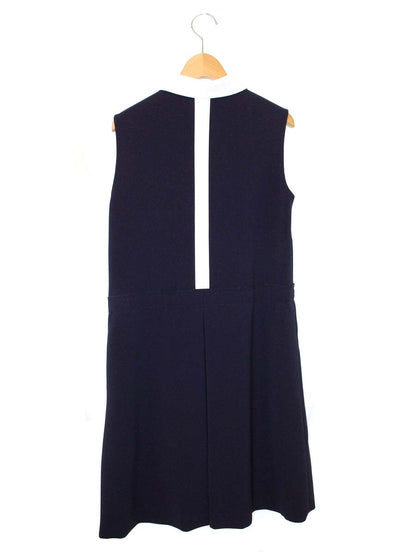 アディアム 36049 ワンピース 0 ネイビー WASHABLE FRONT TIED DRESS ITO415UVPOES