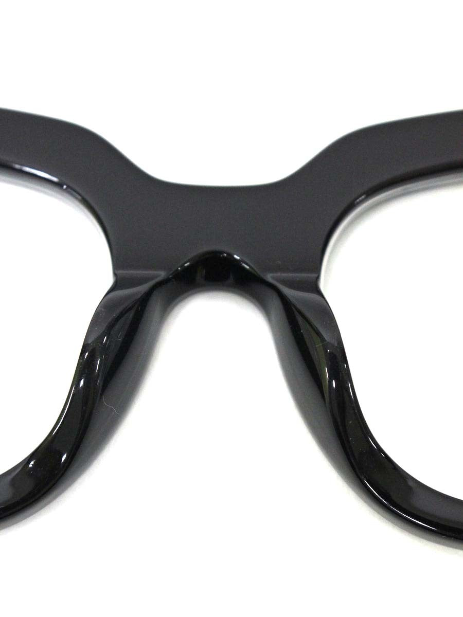 富士山眼鏡 PEDAN FJG0009 メガネ ブラック セルフレーム フルリム ウェリントン ITIC9546KFNK