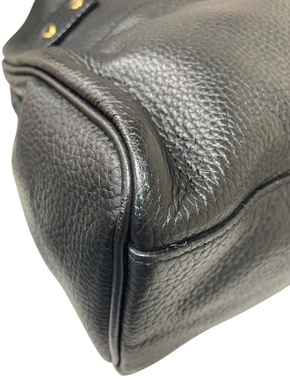 シータパランティカ ハンドバッグ ブラック レザー バンブー ターンロック 2way ITCUOYF5F5A4