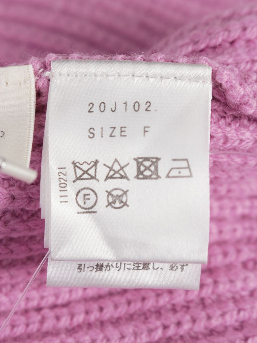 チェスティ 20J102 ニットトップス F ピンク フェイクパール ITRMM20L8KU6