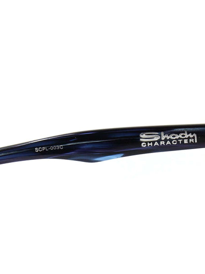 シェイディーキャラクター SAILOR SCPL-003C メガネ 眼鏡 ネイビー セルフレーム フルリム ウェリントン ITU4YZGBO44O