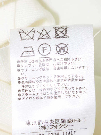 フォクシーブティック セーター 39117 ニットトップス 40 ホワイト ウール IT1KQ1BUIM8S