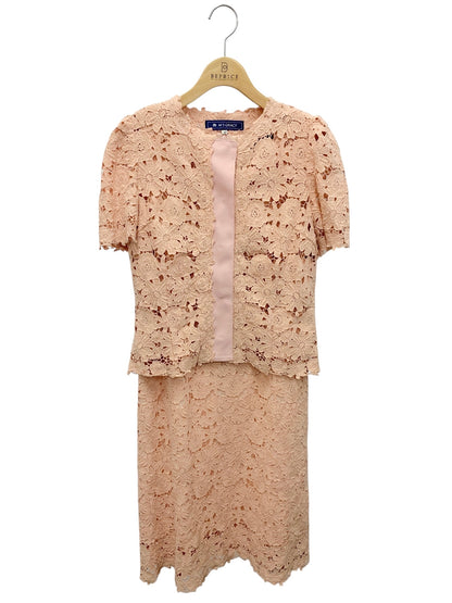 エムズグレイシー 524322 521352 セットアップ ワンピース 40 ピンク フラワーモチーフ IT6SU79QPELC 【SALE】